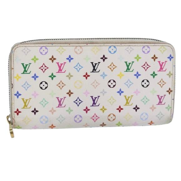 Louis Vuitton Monogram Multicolor Zippy Wallet White - Picture 1 of 5
